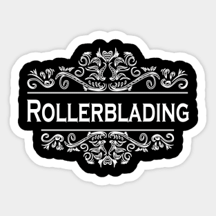 Sports Rollerblading Sticker